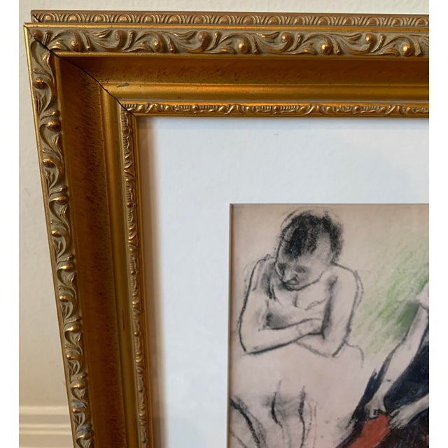 Abstract Expressionism 1950s Framed Print of Edgar Degas's "Danseuse Aux Bas Rouges" For Sale - Image 3 of 6