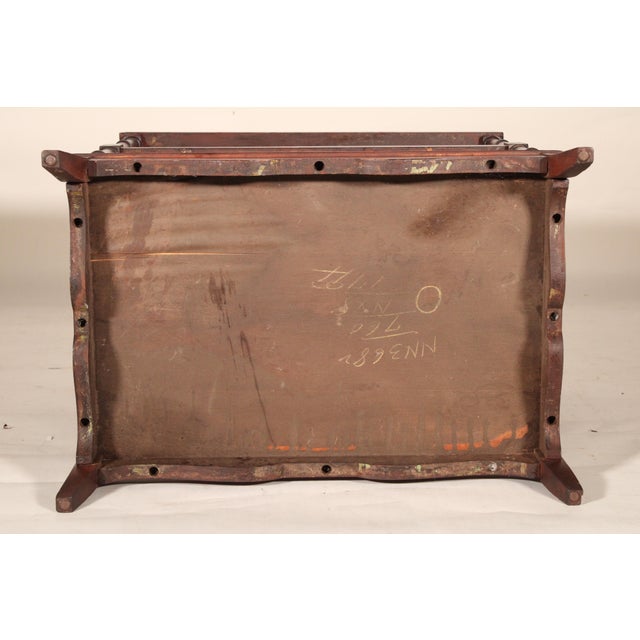 Pair of English Regency Style Mahogany 3 Tier Side Tables For Sale - Image 11 of 11