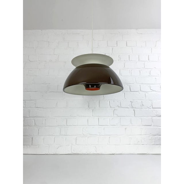 Holmegaard Jutlandia Pendant Lamp by Jorgen Hoj for Holmegaard, Denmark, 1970s For Sale - Image 4 of 15