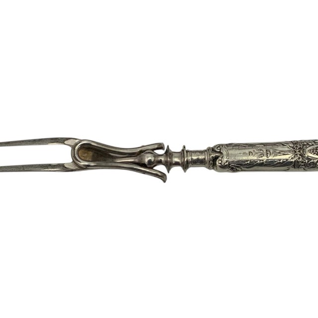 Antique Reed &amp; Barton Renaissance Silverplate 3-Piece Roast Carving Set in Original Klune &amp; Floberg Case Made in...