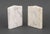 Modern White Marble Book Form Bookends, Pair For Sale In New York - Image 6 of 8