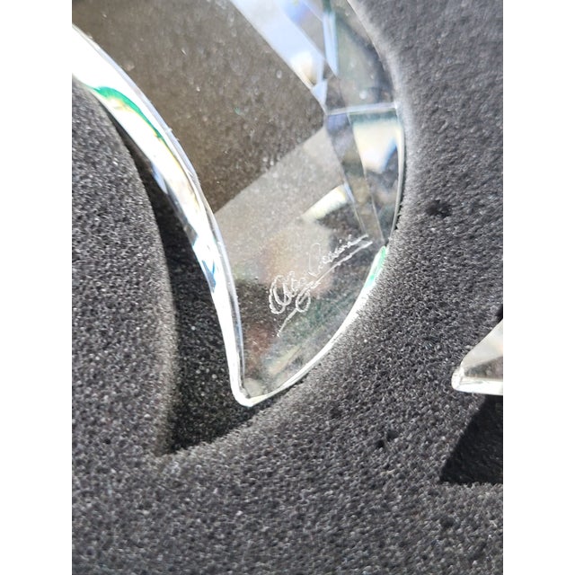 Late 20th Century Oleg Cassini Crystal Ornaments Signed , Set of 4 For Sale - Image 10 of 13