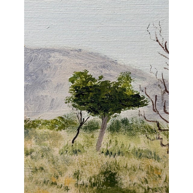Realism Southwestern Landscape Chisum Trail New Mexico Signed Oil Painting Dated 2002 Signed For Sale - Image 11 of 18