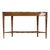 Wood Astor 54"W Demilune Console Table, Traditional Burl For Sale - Image 7 of 9