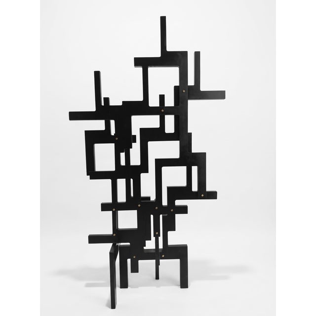French Artist, Abstract Sculpture, 1990, Beech For Sale - Image 9 of 9
