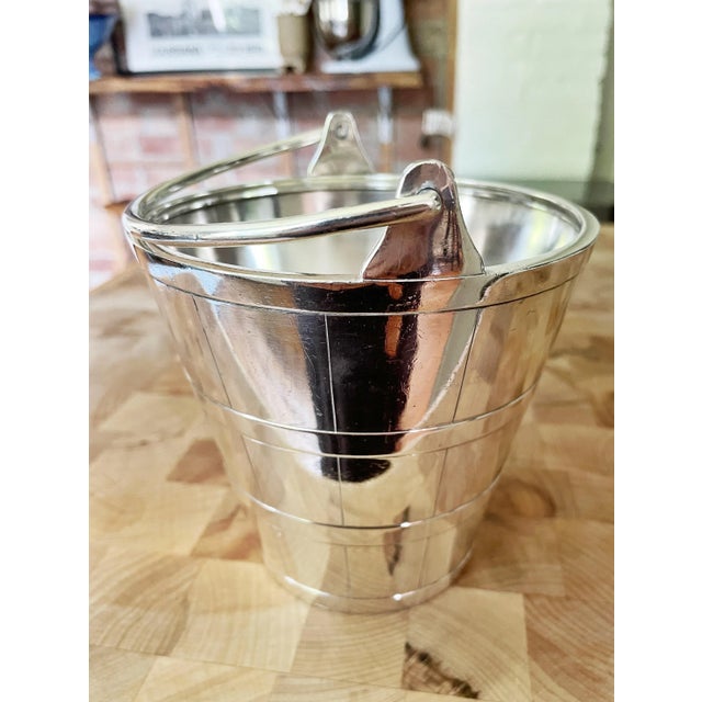 1914 Silver Plated Ice Bucket From the Cunard Steamship Line For Sale In New York - Image 6 of 8