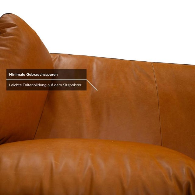 Brown Can 2-Seater Sofa in Cognac Leather from Hay For Sale - Image 8 of 16