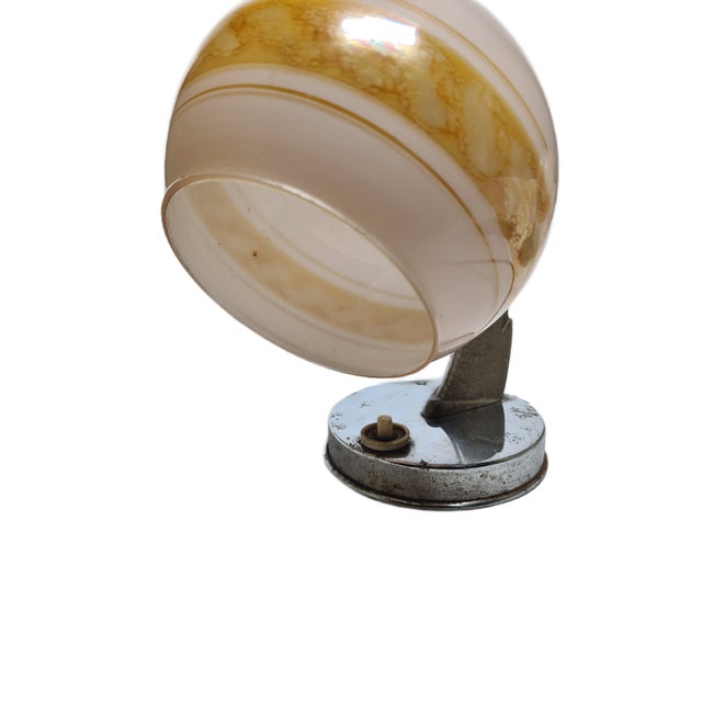 Art Deco Bedside Lamp, Former Czechoslovakia, 1950s For Sale - Image 18 of 18