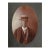 Early 20th Century Sepia Portrait of Man in Boater Hat Photograph For Sale