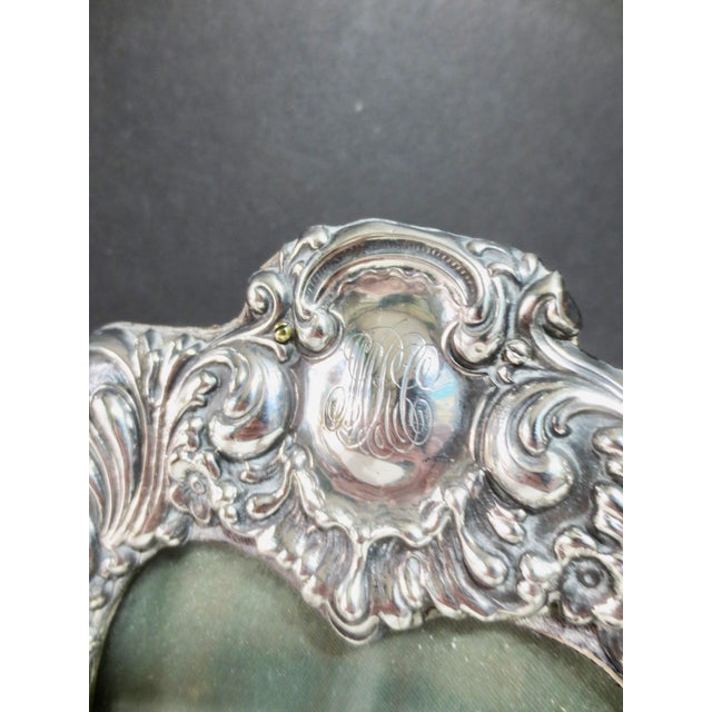Silver Edwardian Sterling Silver Photo Frame Circa 1900 For Sale - Image 8 of 14