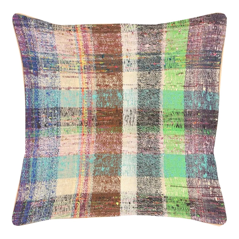 1960s Turkish Rag Pillow | Chairish
