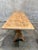 Wood Antique Swedish Pine Sawbuck Console Table X Base Trestle Scrubbed Primitive 79 For Sale - Image 7 of 7