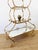 Vintage 1960s Italian Gold Gilt Curvy Tiered 2pc Etagere Shelf For Sale - Image 11 of 17