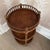 McGuire Vintage McGuire Porto Petite Three-Tier Rattan End Table on Casters For Sale - Image 4 of 12