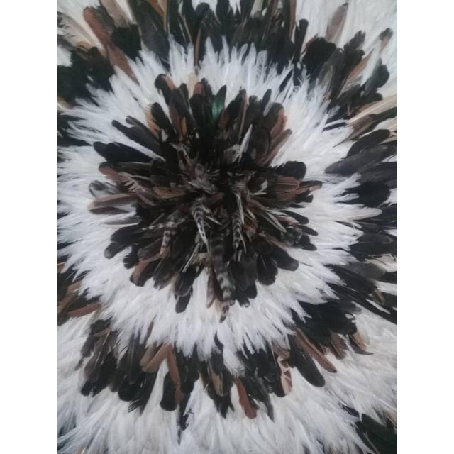 Juju Hat Natural and White of 39" - 100 Cm For Sale In Washington DC - Image 6 of 6