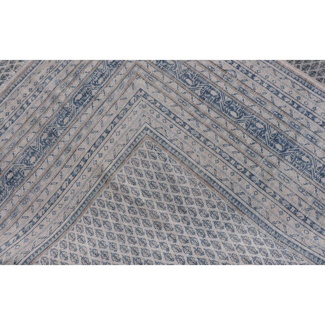 Exquisite Antique Persian Tabriz Rug With Subtle Geometric Designs 10'8" X 17'0" For Sale - Image 10 of 10