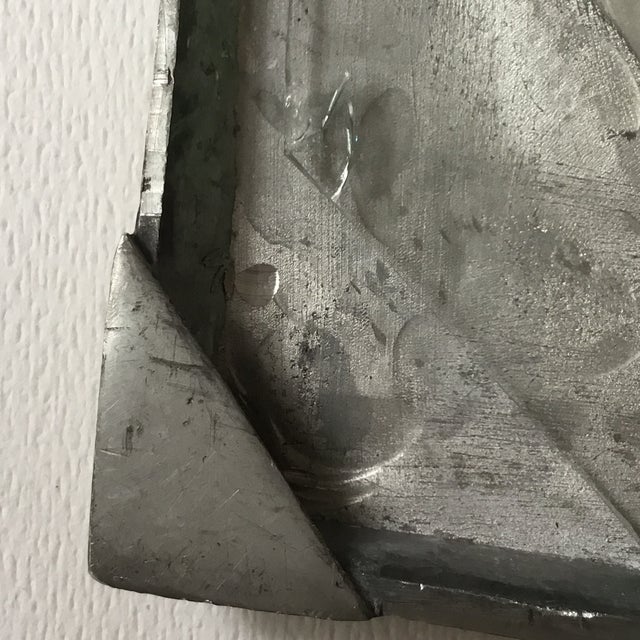 Late 20th Century De Campos De Quevedo Pewter Wooden Photo Picture Art Frame For Sale - Image 9 of 12