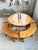 Round Table Set and Rounded Benches, 1950s, Set of 5 For Sale - Image 13 of 18