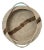 Extra Large Basket Woven Raffia With Handles Shallow For Sale