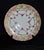 White Antique Painted Porcelain Plate Nippon Encrusted Gold Pink Rose Garlands For Sale - Image 8 of 15