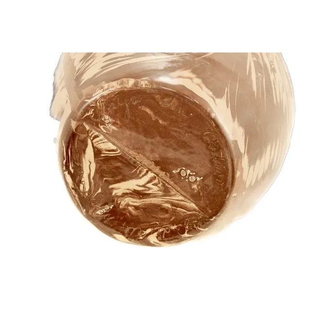 2010s Big Sky Montana Calico Clay Vase For Sale - Image 5 of 6
