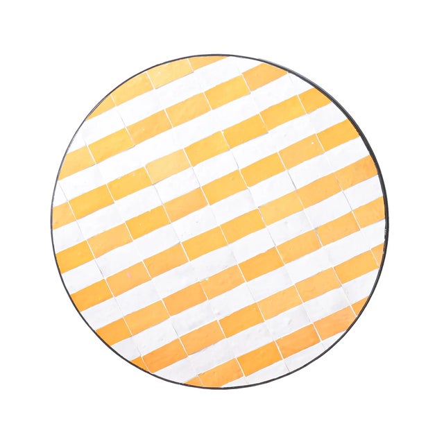 New special order item. Not vintage. Crafted in Morocco's famed region for pottery, the centuries-old Zellige tile...