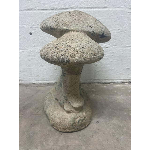 Early 20th Century English Garden Concrete Mushroom Sculture For Sale - Image 4 of 6