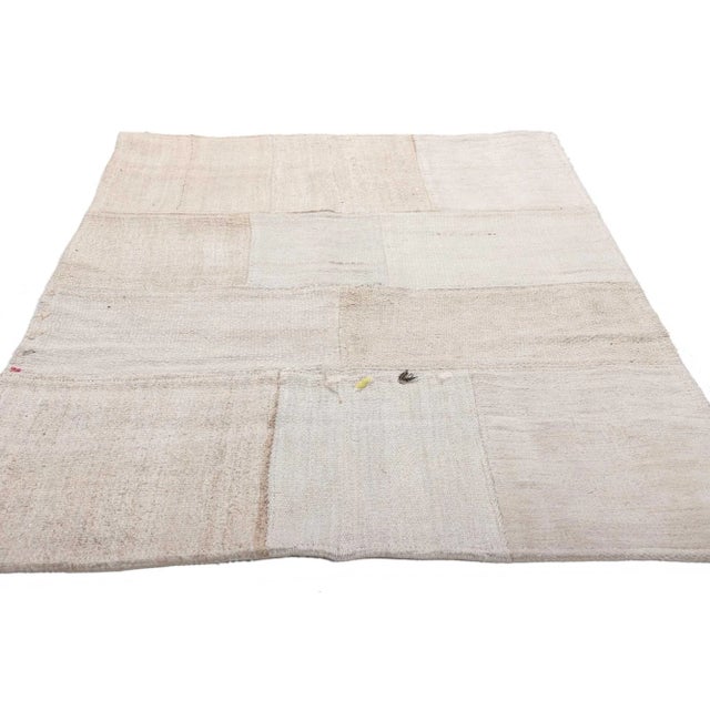 Cabin Vintage Turkish Patchwork Rug - 03'01 x 05'01 For Sale - Image 3 of 10
