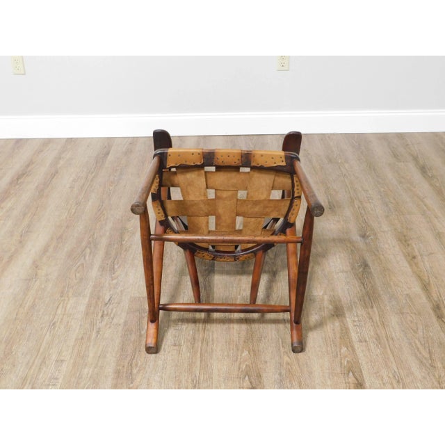 Wharton Esherick Sculpted Walnut Captain's Chair For Sale - Image 11 of 13
