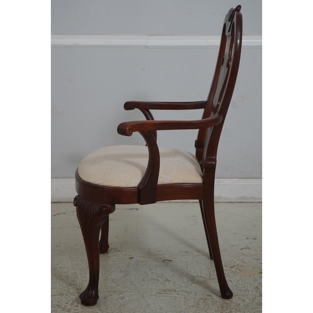 Traditional Set of 8 Baker Historic Charleston Mahogany Dining Room Chairs For Sale - Image 3 of 18