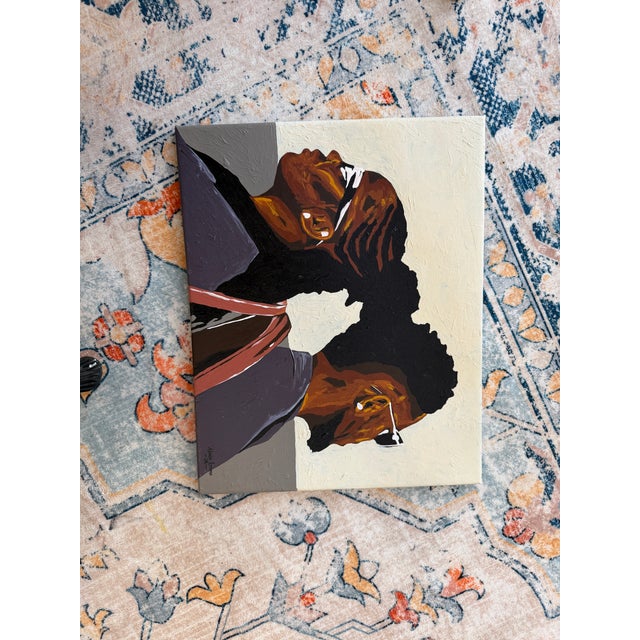 2020s Shared Breath Contemporary Acrylic Painting For Sale - Image 5 of 5