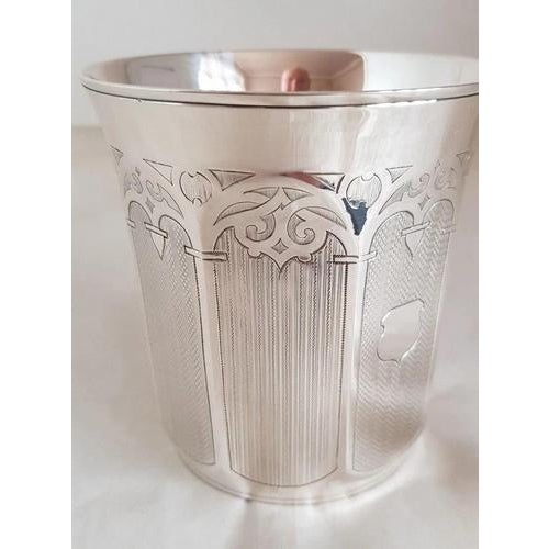 Antique Russian Silver Beaker by Pyotr Abrosimov, Moscow, 1880s For Sale - Image 10 of 18