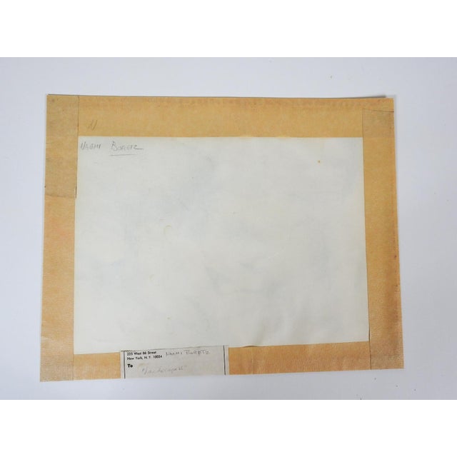 Mid 20th Century Naomi Boretz Abstract Pencil Drawing For Sale - Image 4 of 4