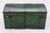 Travel Trunk in Green Varnished Wood, 1900s For Sale - Image 16 of 18