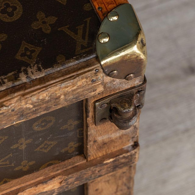 20th Century Trunk in Monogram Canvas from Louis Vuitton, France, 1930s For Sale - Image 15 of 18