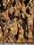 Wood Antique Chinese Carved and Gilded Wood Panel, Often Referred to as Chaozhou Woodcarving For Sale - Image 7 of 12