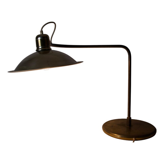 Mid-Century Brass Table Lamp, Germany, 1960s For Sale