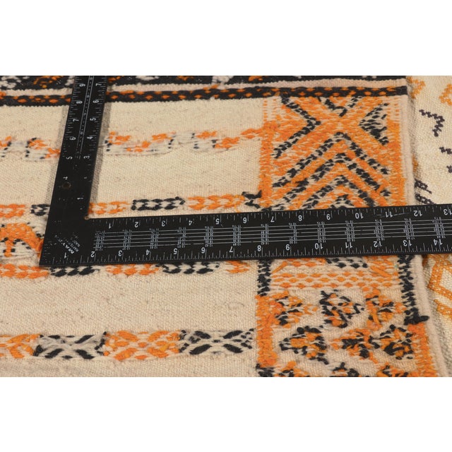 Textile Taznakht Moroccan Kilim Rug, 07'04 X 11'06 For Sale - Image 7 of 10