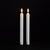 Kenneth Ludwig Chicago FIA WickWhite Textured Taper Candle (Set of 2) For Sale - Image 4 of 4
