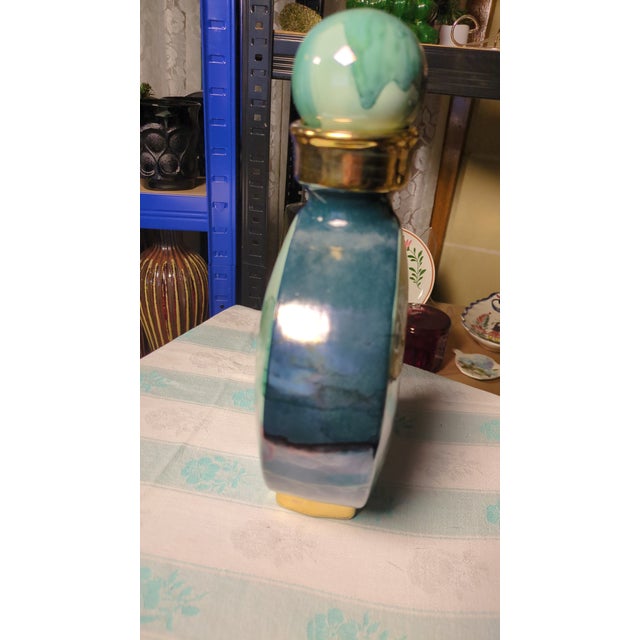 Mid 20th Century Ceramic Art Decanter For Sale - Image 5 of 5