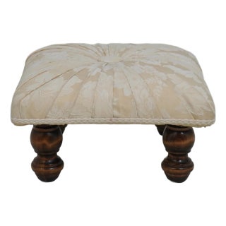 1980s Monaco Slip Seat Ottoman Footstool For Sale