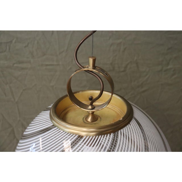 1960s Murano Glass Ball Chandelier, 1970s For Sale - Image 5 of 9
