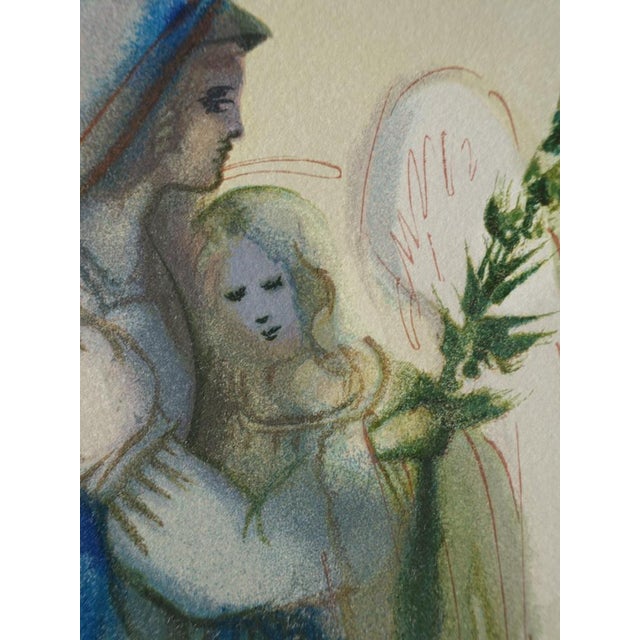 Salvador Dali, Le réconfort des anges, Etching For Sale - Image 4 of 5