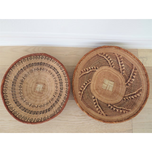 Vintage African Baskets / Wall Hangings a Pair Chairish
