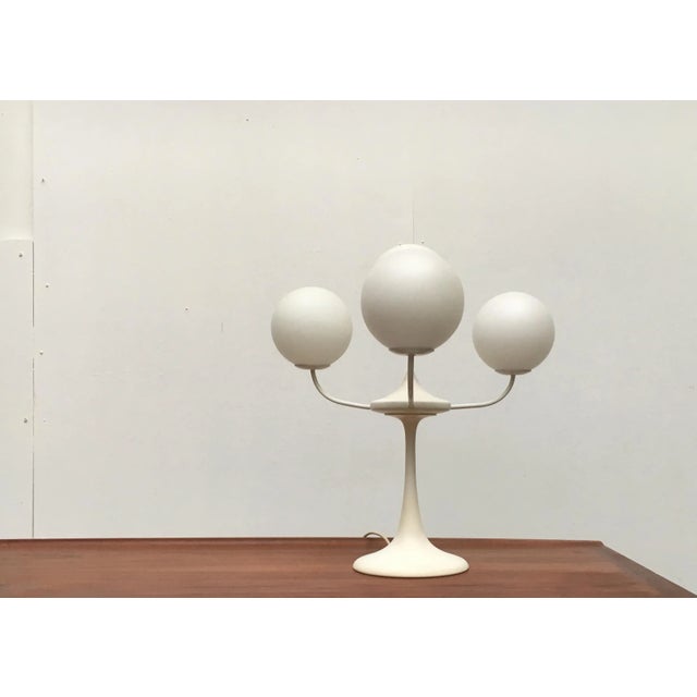 Glass and Metal Table Lamp by E.R. Nele for Temde, 1960s For Sale - Image 16 of 16