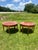 French 19th Century Louis XVI Pair of Mahogany Demilune Side Tables For Sale - Image 9 of 12