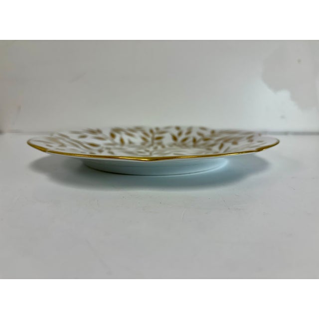 Mediterranean Limoges 'Olivier Or' Salad Plate For Sale - Image 3 of 7