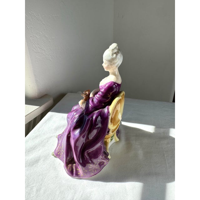 English Late 20th Century Royal Doulton Figurine ~ “Charlotte” Hn 2421 For Sale - Image 3 of 11