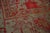 Red 1920s Vintage Turkish Oushak Shadow Medallion Wool Carpet For Sale - Image 8 of 18