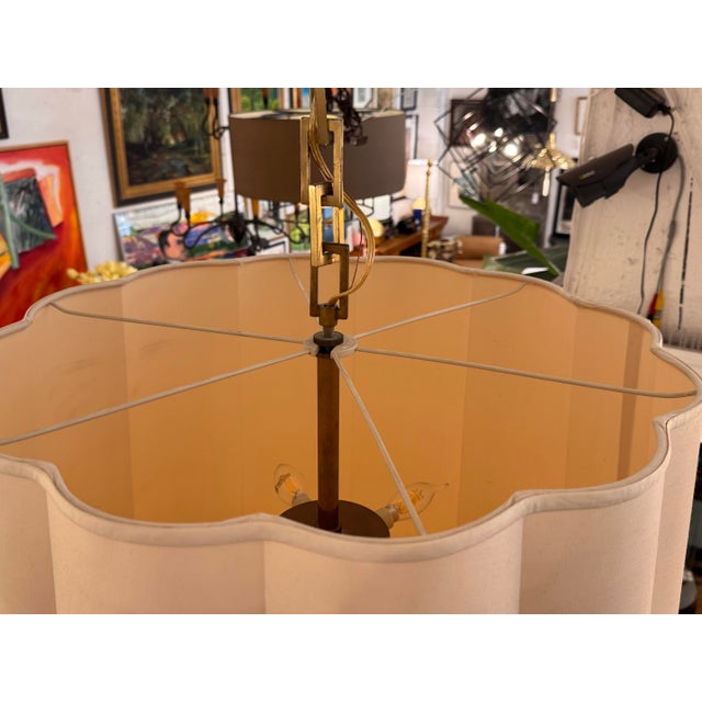 Barbara Barry Barbara Barry for Visual Comfort Scallop Pendant, Large For Sale - Image 4 of 12